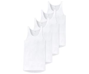 SCHIESSER Canottiera Uomo Con 4 Pezzi - Giacca Sportiva, Originale In Rete Fina