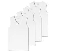 SCHIESSER Canottiera Uomo Confezione Da 4 - Serie "95/5", Collo A V, S-XXL