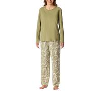 Schiesser Comfort Essentials Set di Pigiama, Tiglio, 58 Donna