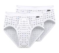 Schiesser Slip Sportivi (Confezione da 2) Intimo, Bianco (Weiß (100-weiss), M (Pacco da 2) Uomo