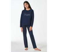 Schiesser Completo Pigiama FEEL GOOD Ragazza 2 Pezzi Interlock 100% Cotone Cuori