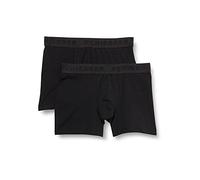 Schiesser Confezione da 2 Boxer Pantaloncino, Nero, 164 cm Bambini e Ragazzi