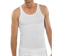 Schiesser Confezione da 2 Canottiere Senza Maniche-Original Double Rib, Opaco, Bianco (Weiss), L (Pacco da 2) Uomo