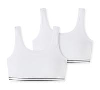 Schiesser Confezione da 2 Intimo, Bianco, 152 Bambine e Ragazze