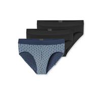 Schiesser Confezione da 3 Slip da Uomo in Cotone Biologico, Confezione Multipla - 95/5 Organic, Assortiti 13_180196, XXL
