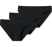 Schiesser Confezione da 3 Slip Intimo, Nero, 164 cm Bambine e Ragazze