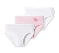 Schiesser Confezione da 3 Slip per Fianchi Intimo, Assortiti 6, 92 cm Bambine e Ragazze