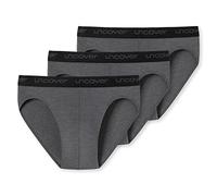 Schiesser Confezione da 3 Slip Rio Intimo, Grigio Scuro, S (Pacco da 3) Uomo