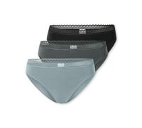 Schiesser Damen 3pack Rio Slip mit Spitze-Modern Multipacks Mutande da Uomo, Ordinati 4_182908, 44 Donna