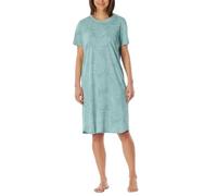 Schiesser Damen Nachthemd Kurzarm Baumwolle Modal Sleepshirt Bigshirt-Comfort Nightwear Maglia Lunga da Notte, Giada_181260, 44 Donna