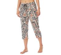 Schiesser Damen Schlafhose 3/4 Lang Kurz Baumwolle-Mix + Relax Slip Pigiama, Grigio-Jaspe_179270, 54 Donna
