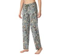 Schiesser Damen Schlafhose Lang Baumwolle-Mix + Relax Slip Pigiama, Mineral_182102, 36 Donna