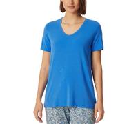Schiesser Damen Schlafshirt Kurz - Mix + Relax Parte Superiore del Pigiama Donna