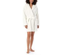 Schiesser Donna Accappatoio Morbido e Caldo con Cappuccio - Teddy Fleece