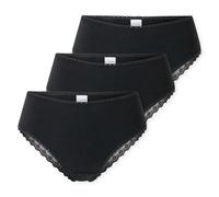 Schiesser Donna Brazilian-Slips, 3er Pacco - 3Pack Brasiliana, Stretch Cotone