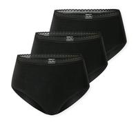 Schiesser Donna Midi-Slips, 3er Pacco - 3Pack Midi, Elasticizzato Cotone, Uni