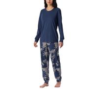 Schiesser Donna Pigiama Lungo con Polsini Cotone - Nightwear