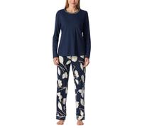 Schiesser Donna Pigiama Set Lungo Cotone Modal - Nightwear