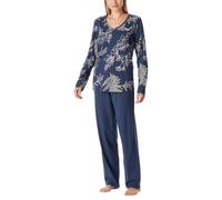 Schiesser Donna Pigiama Set Lungo Cotone Morbido - Nightwear