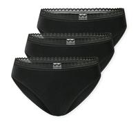 Schiesser Donna Slip Rio,3er Pacco - 3Pack Rio Slip,Elasticizzato Cotone,Tinta