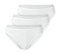 Schiesser Donna Slip Rio,3er Pacco - 3Pack Rio Slip,Elasticizzato Cotone,Tinta