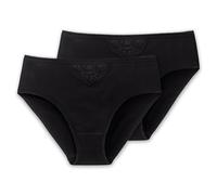 Schiesser Donna Tai-Slips, 2er Pacco - " Cotone Essentials ", Tai Pants, Baumwol