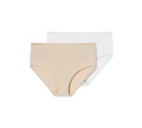 Schiesser Donne Midi Slip 2 Pezzi 95/5 S-4XL Slip Intimo Made In Europa