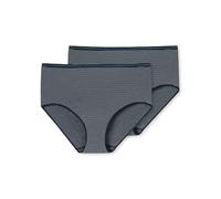 Schiesser Essential Midi (2er Pack) Intimo, Blu Notte, 42 (Pacco da 2) Donna