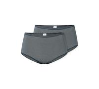 Schiesser Essential Midi (2er Pack) Intimo, Blu Notte, 40 (Pacco da 2) Donna