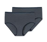 Schiesser Essential Midi (2er Pack) Intimo, Blu Notte, 42 (Pacco da 2) Donna