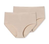 Schiesser Essential Midi (2er Pack) Intimo, Sand, 48 (Pacco da 2) Donna