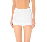 Schiesser Feinripp 000040, Set 2 Pezzi Panty Donna, Bianco (Weiß (100-Weiss)), 4XL