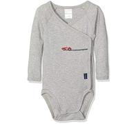 Schiesser Grand Prix Baby Wickelbody 1/1 Tutina, Grigio (Grau-Mel. 202), 1 Mese Bimbo