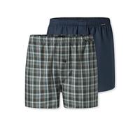 Schiesser Herren 2 Pack Boxershorts Baumwolle Web Multipack-Webboxer Boxer a Pantaloncino, Assortiti 5_183215, 10 Uomo
