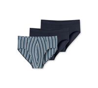 Schiesser Herren 3 Pack Unterwäsche Slips mit Weichem Bund Bio Baumwolle-95/5 Essentials Mutande da Uomo, Assortiti 8_180841, XL