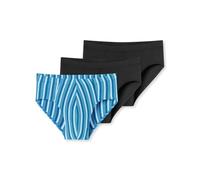 Schiesser Herren 3 Pack Unterwäsche Slips mit Weichem Bund Bio Baumwolle-95/5 Essentials Mutande da Uomo, Assortiti 10_180841, XXXL