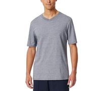 Schiesser Herren Schlafshirt Kurzarm V-Ausschnitt-Mix + Relax Parte Superiore del Pigiama, Blu Notte_182181, 54 Uomo