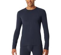 Schiesser Herren Shirt Langarm-Langes Unterhemd-Casual Warming Maglie Termiche, Blu Notte_181914, 5 Uomo