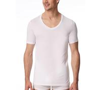 Schiesser Herren T-Shirt V-Ausschnitt-Premium Modal Canottiera, Bianco_181531, XXL Uomo