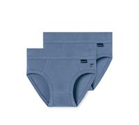 Schiesser Jungen 2 Pack Sportslip Unterwäsche Feinripp-100% Organic Bio Baumwolle-Größe 92 bis Intimo, Ordinati 6_181846, 140 Bambini e Ragazzi