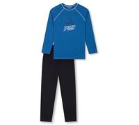 Schiesser Jungen Schlafanzug Lang-100% Organic Bio Baumwolle-Größe 140 bis Set di Pigiama, Blu_183148, 176 Bambini e Ragazzi
