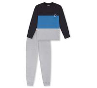 Schiesser Jungen Schlafanzug Lang-100% Organic Bio Baumwolle-Größe 140 bis Set di Pigiama, Grigio Mel_183151, 176 Bambini e Ragazzi