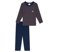 Schiesser Jungen Schlafanzug Pyjama Lang-100% Organic Bio Baumwolle-Größe 92 bis 140 Set di Pigiama, Curry_183011, 128 Bambini e Ragazzi