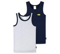 Schiesser Jungen Unterhemden Tanktops 2 Pack Intimo, Assortiti 6_173114, 116 (Pacco da 2) Bambini e Ragazzi