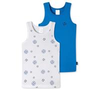 Schiesser Jungen Unterhemden Tanktops 2 Pack Intimo, Assortiti 7_173114, 140 Bambini e Ragazzi