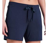 Schiesser Kurze Schlafhose Pantalone del Pigiama, Blu_176418, 34 Donna
