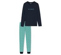 Schiesser Lungo Set di Pigiama, Menta, 152 cm Bambine e Ragazze