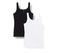 Schiesser Mädchen 2 Pack Trägertop Tank Intimo, Mehrfarbig 1, 164 Bambina
