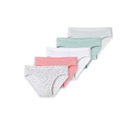 Schiesser Mädchen 5 Pack Slips Unterhosen-95/5 Organic Bio Baumwolle-Größe 92 bis 140 Intimo, Assortiti 7_181800, 128 Bambine e Ragazze
