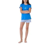 Schiesser Mädchen Schlafanzug Kurz Set di Pigiama, Aquarium_182635, 152 cm Bambine e Ragazze